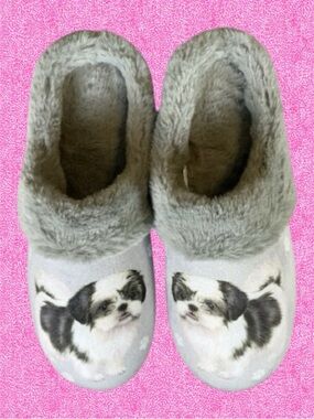 Snuggs NWOT Cozy Grandmacore Eclectic Grandpa Loungewear Novelty Slippers L/XL